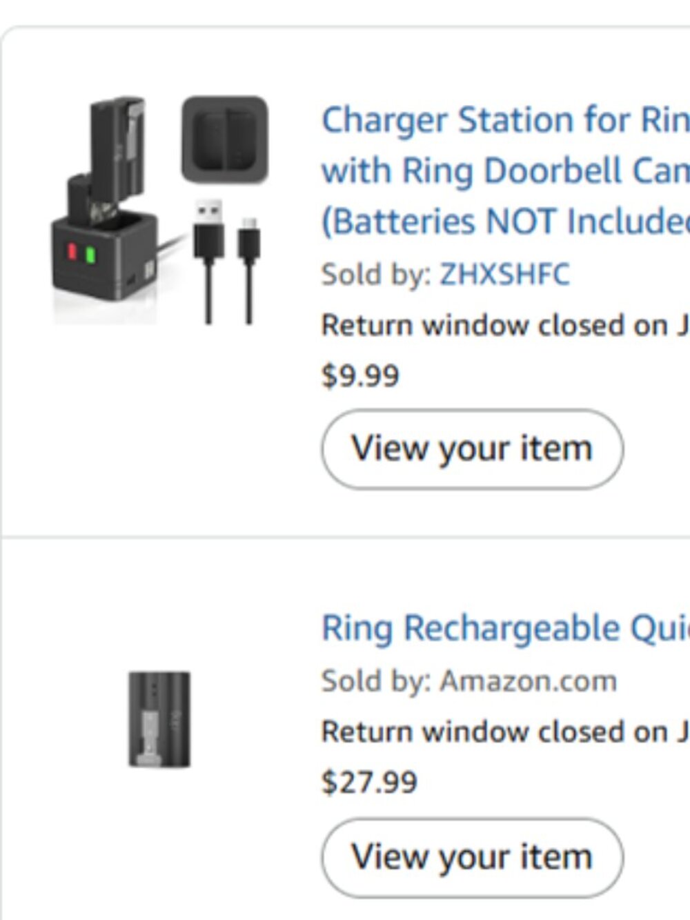 Ring camera extra battery and charging station- NEVER USED!!